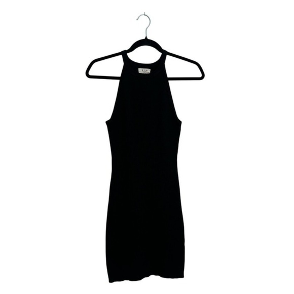 Sleek‎ Black Halter Mini Dress
